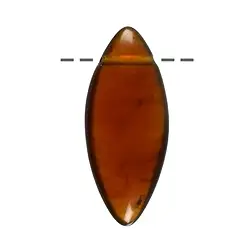 0449994006 Marquise Amber (Indonesia) drilled, 05 - 06cm | wholesaler gems & healing stones