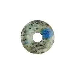 0450000300 Donut K2 (Azurite in Gneiss), 30mm | wholesaler gems, healing stones & jewelry