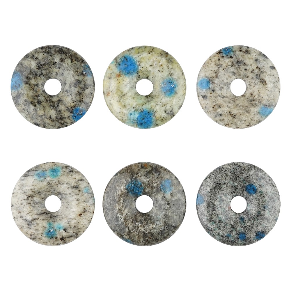 Donut K2 (Azurit in Gneis), 40mm | Großhändler Edelsteine, Heilsteine & Schmuck