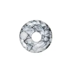 0451000300 Donut Pinolith (Eisblumen-Magnesit), 30mm | GH Edelsteine, Heilsteine & Schmuck