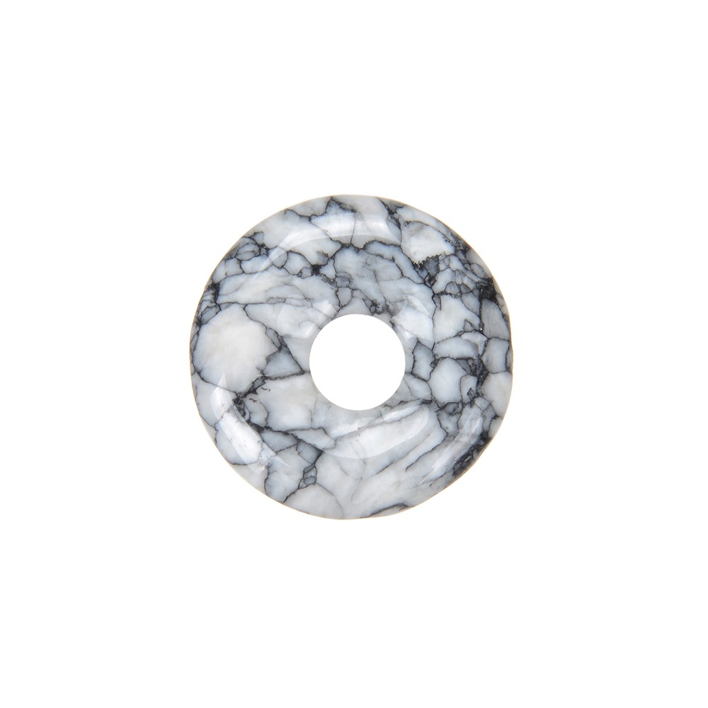 Donut Pinolite (Magnésite fleur de glace), 30mm | Marco Schreier