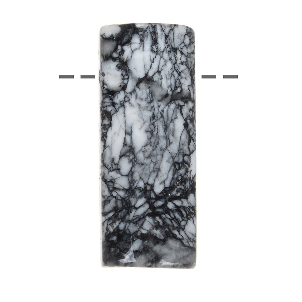 Rechteck Pinolith gebohrt, 4,5cm | Großhändler Edelsteine, Heilsteine & Schmuck