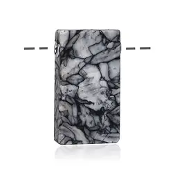 0451099706 Quader Pinolith, gebohrt, 4,0cm, rhodinierte Kappen | Marco Schreier