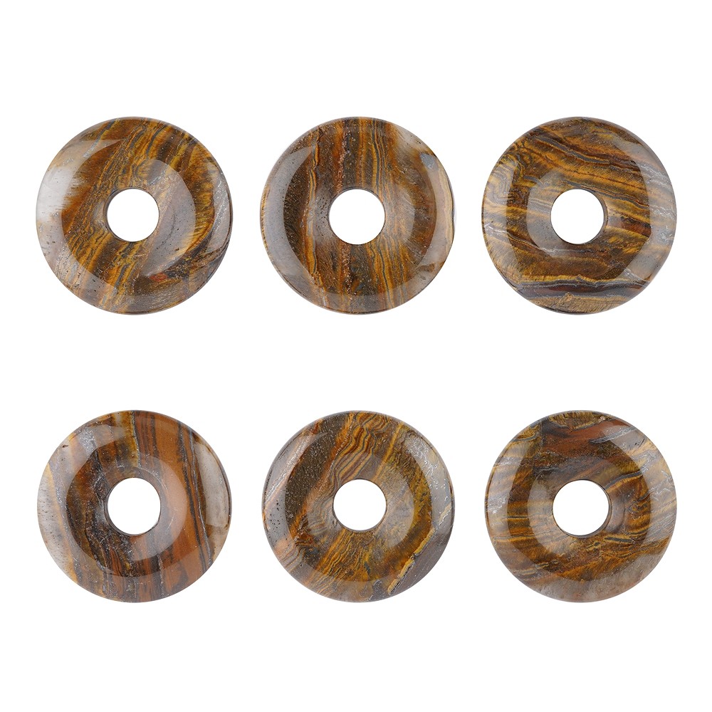 Donut Tigeraugen-Jaspis, 30mm | Großhändler Edelsteine, Heilsteine & Schmuck