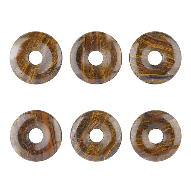 Donut Ojo de tigre, 30mm | piedras preciosas, piedras curativas y joyería