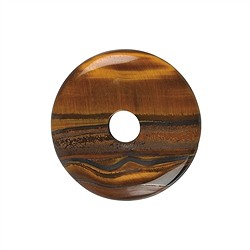 0451700400 Donut Ojo de tigre, 40mm | piedras preciosas, piedras curativas y joyería