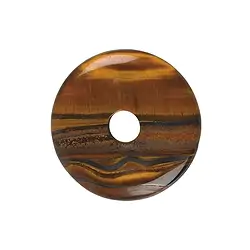 0451700400 Donut Tigeraugen-Jaspis, 40mm | Großhändler Edelsteine, Heilsteine & Schmuck