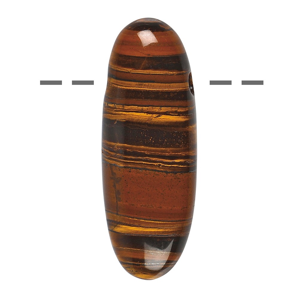 Freeform Tigeraugen-Jaspis gebohrt, 3,5cm | GH Edelsteine, Heilsteine & Schmuck