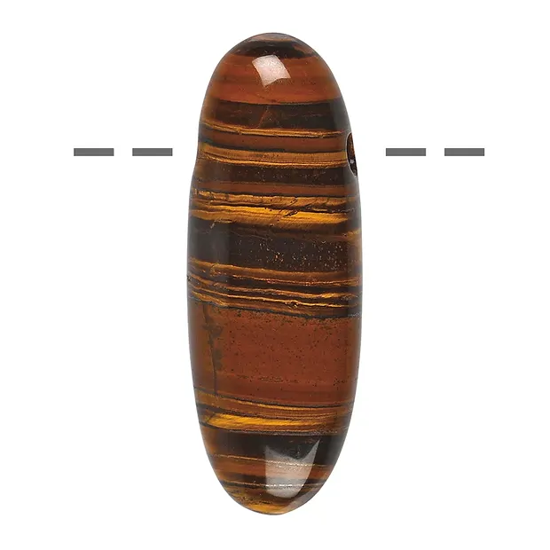 Freeform drilled Tiger's Eye jasper, 3.5 cm | wholesaler gems & healing stones