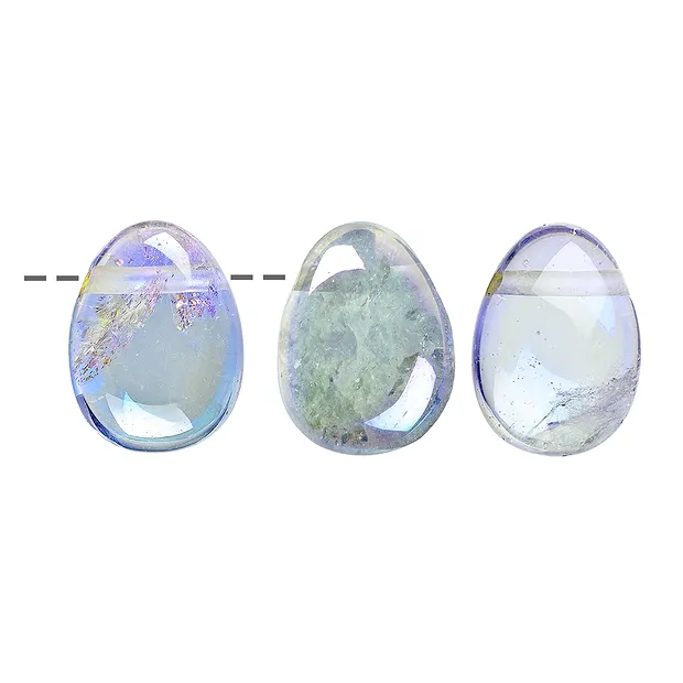 Tumbled Stone Angel Aura (rainbow) drilled | wholesaler gems & healing stones