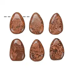 0452793002 Pierres roulées en rhyolite étoilée "Jaspe étoile" percée | Marco Schreier