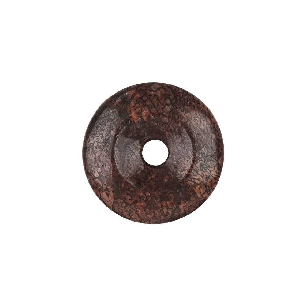 Donut dinosaur bone, 30mm | Schreier - wholesaler gems, healing stones & jewelry