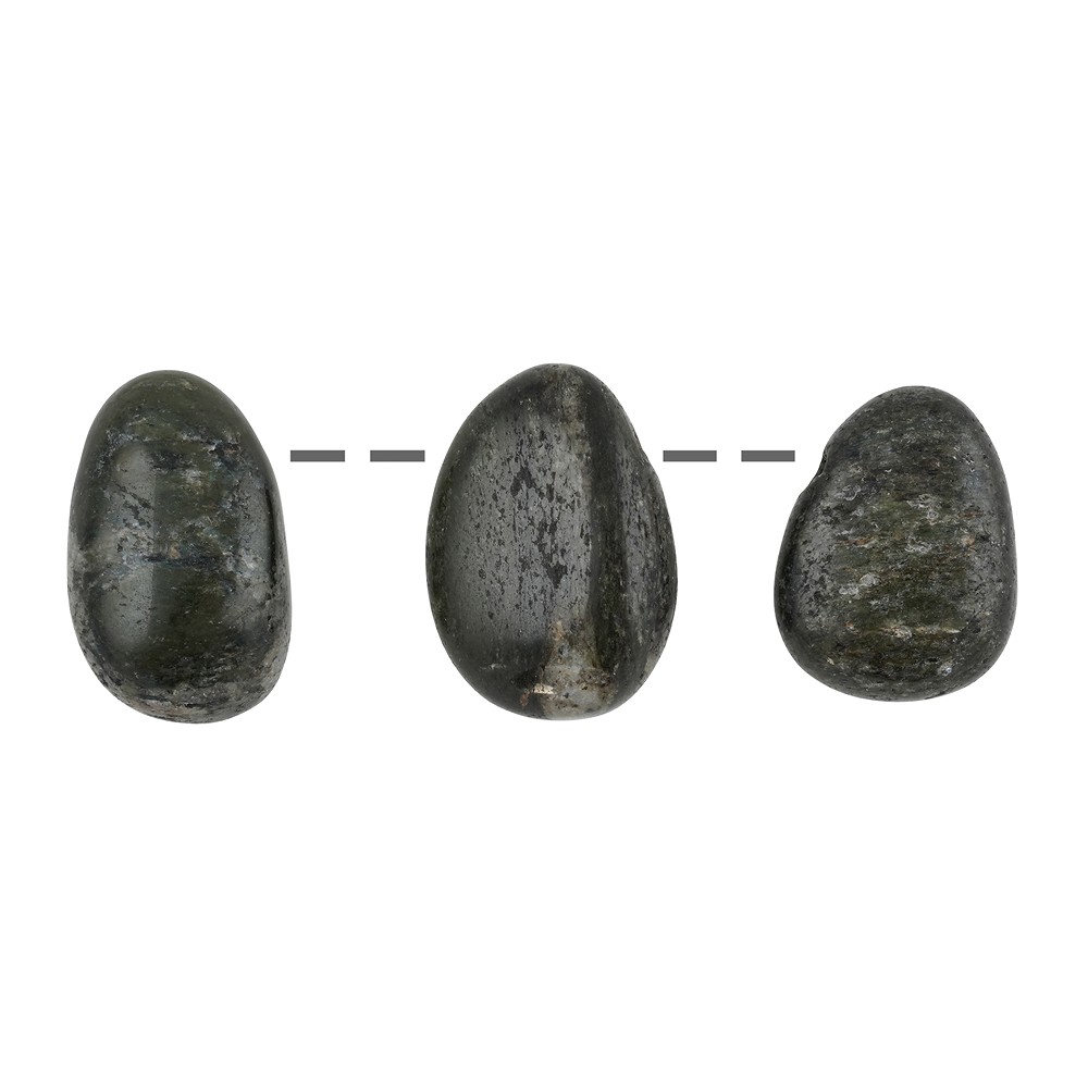 Trommelstein Ekmanit gebohrt | Mineralienhandel Edelsteine, Heilsteine & Schmuck