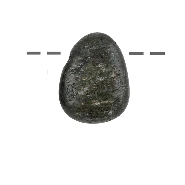 Pietra burattata Ekmanite forata | Gemme Schreier, pietre curative e gioielli