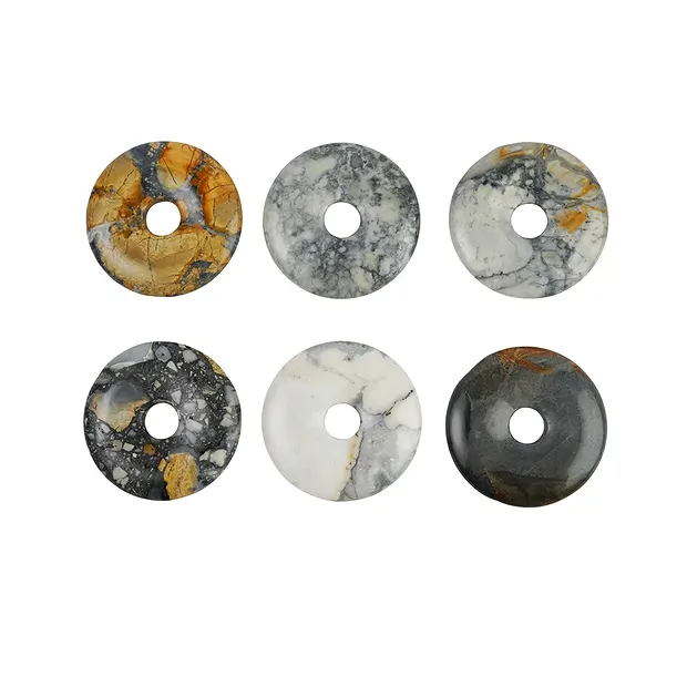 Donut maligano jasper, 40mm | Schreier wholesale; gems, healing stones & jewelry