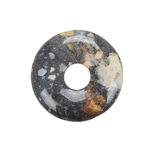 Donut jaspe maligano, 40mm | piedras preciosas, piedras curativas y joyería