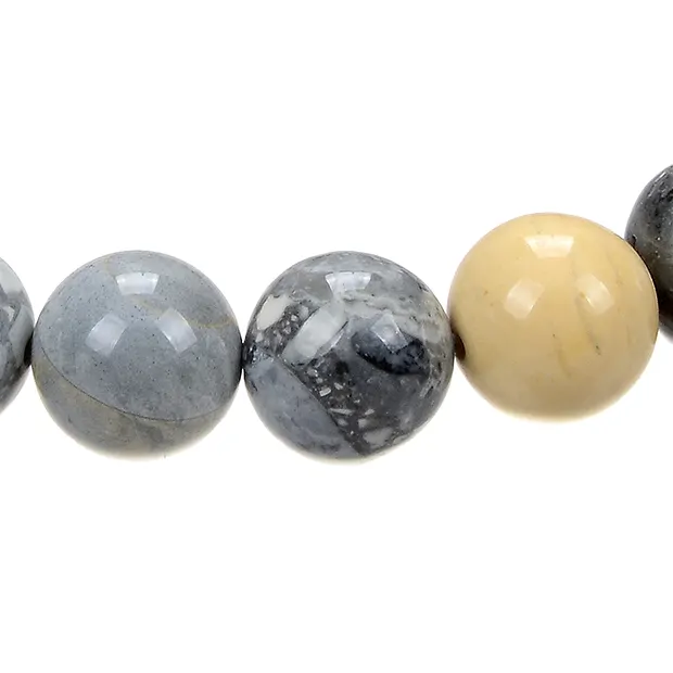 Esfera perforada de jaspe maligano, 20mm, agujero de 1mm | Marco Schreier