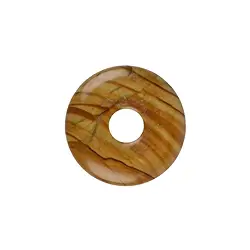 0458100300 Donut nogal "jaspe", 30 mm | piedras preciosas, piedras curativas y joyería