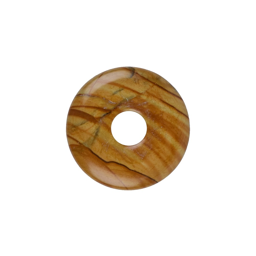 Donut Walnuss-"Jaspis", 30mm | Mineralienhandel Edelsteine, Heilsteine & Schmuck