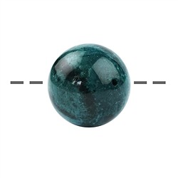 0459491521 Drilled ocelot jasper sphere, 20mm, 1mm hole | wholesaler gems &amp; healing stones