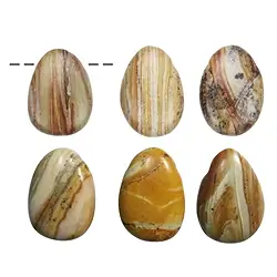 0459593002 Trommelstein Abendrot-Rhyolith gebohrt | Edelsteine, Heilsteine & Schmuck-Handel