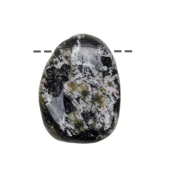 Trommelstein Khyberstein gebohrt | Großhändler Edelsteine, Heilsteine & Schmuck