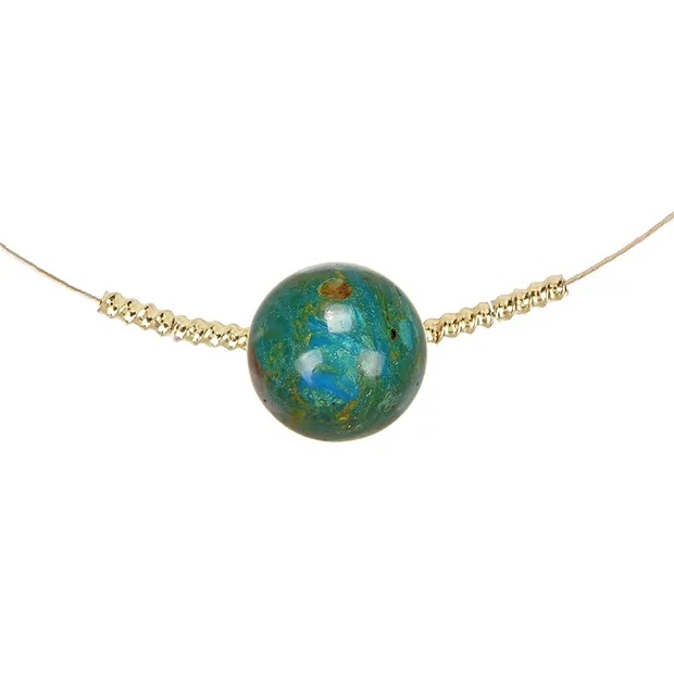 Drilled Atacama Opal ball, 20mm, 1mm hole | wholesaler gems & healing stones