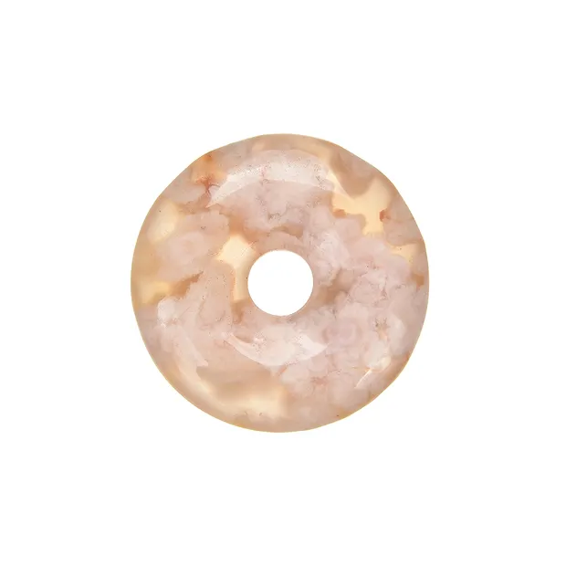 Agate Donut (agate fleur de cerisier), 33 - 37mm | Marco Schreier