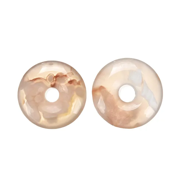 Agate Donut (agate fleur de cerisier), 38 - 42mm | Marco Schreier