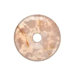 0460700400 Agate Donut (agate fleur de cerisier), 38 - 42mm | Marco Schreier