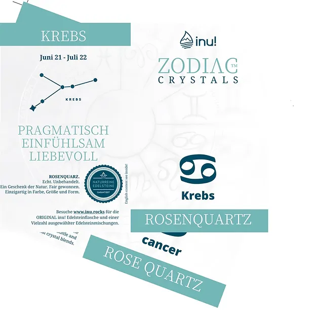 inu! Zodiac Crystal Set mit 12 Steinen | GH Edelsteine, Heilsteine & Schmuck
