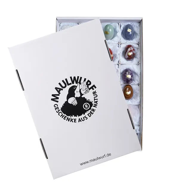 24 Eier, gemischte Steinsorten, 5,0cm | Edelsteine, Heilsteine & Schmuck-Handel