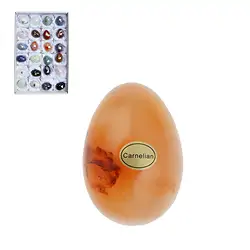 0500002015 24 eggs, mixed stone types, 5.0 cm | wholesaler gems, healing stones & jewelry