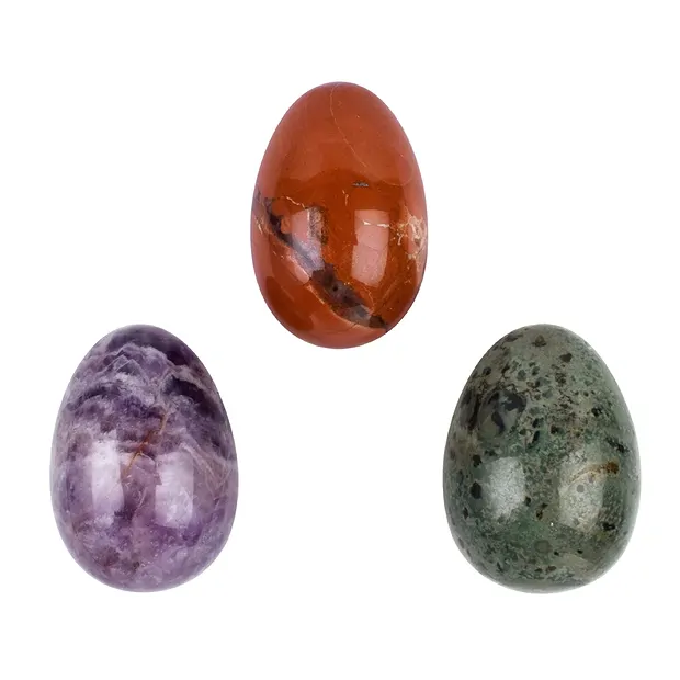 Geschenkset 2 Edelstein-Eier (6 St. in Box) | Edelsteine, Heilsteine & Schmuck