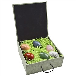 0500002029 Set de regalo huevos de piedras preciosas (6 piezas en caja) | Marco Schreier