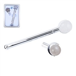 0500012058 Chi-Massageroller-Set Bergkristall/Rauchquarz | Edelsteine, Heilsteine & Schmuck