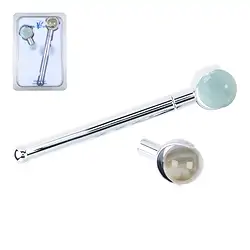 0500012059 Chi Massage Roller Set Agate / Aquamarine | wholesaler gems & healing stones