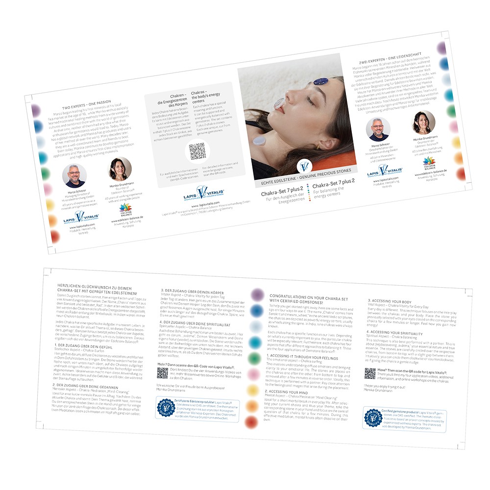 Chakra-Set 7 + 2 | Schreier Mineralienhandlung Edelsteine, Heilsteine & Schmuck