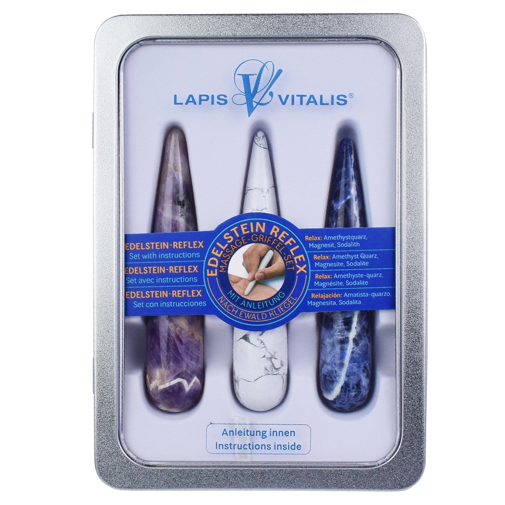 Massagegriffel-Set "Relax" | Mineralienhandlung Edelsteine, Heilsteine & Schmuck