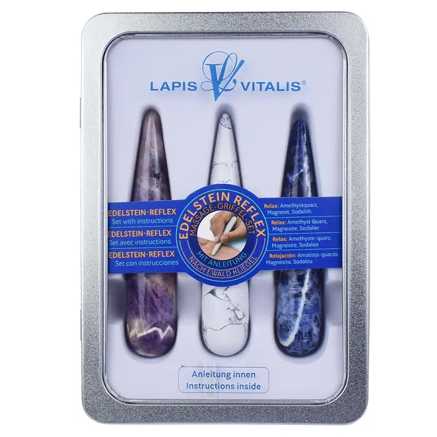 Relax" massage stylus set | Schreier - wholesaler gems, healing stones & jewelry