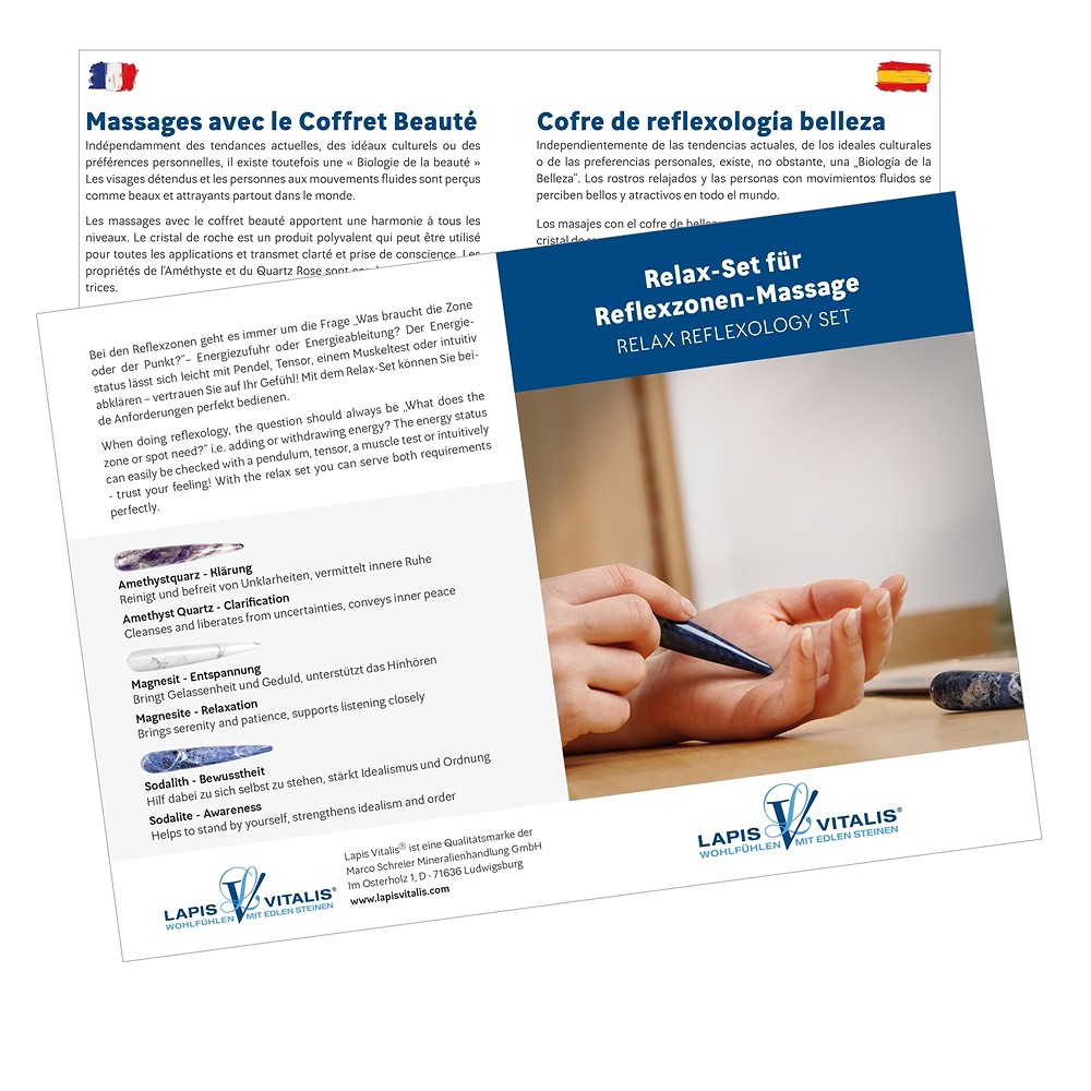 Massagegriffel-Set "Relax" | Mineralienhandlung Edelsteine, Heilsteine & Schmuck