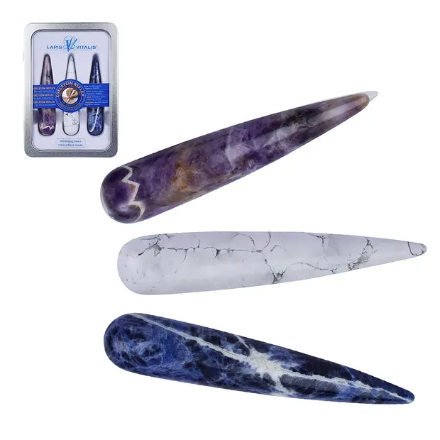 Massagegriffel-Set "Relax" | Mineralienhandlung Edelsteine, Heilsteine & Schmuck