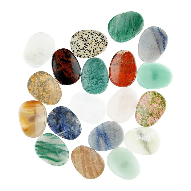 50 Daumensteine (Mischungs-Paket) | Großhändler Edelsteine, Heilsteine & Schmuck