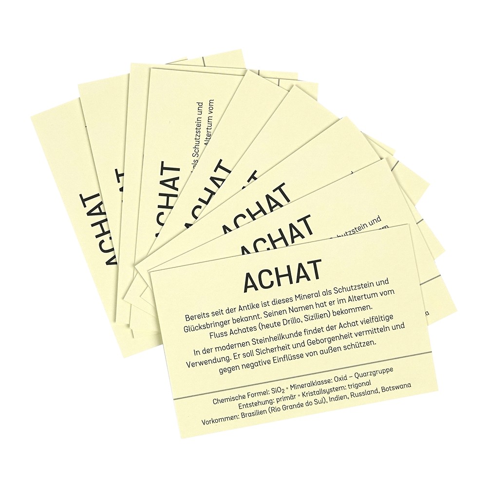 One side polished piece Agate, 09cm (9 pcs./ PU) | Marco Schreier