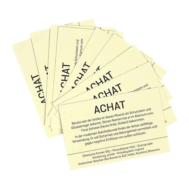 Taglio di agata smussato, 09 cm (9 pz./ UC) | grossista gemme e pietre curative