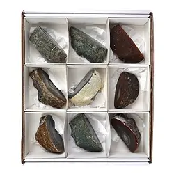 0500106009 Geoden-Anschliffe Achat, 09cm (9 St./VE) | GH Edelsteine, Heilsteine & Schmuck