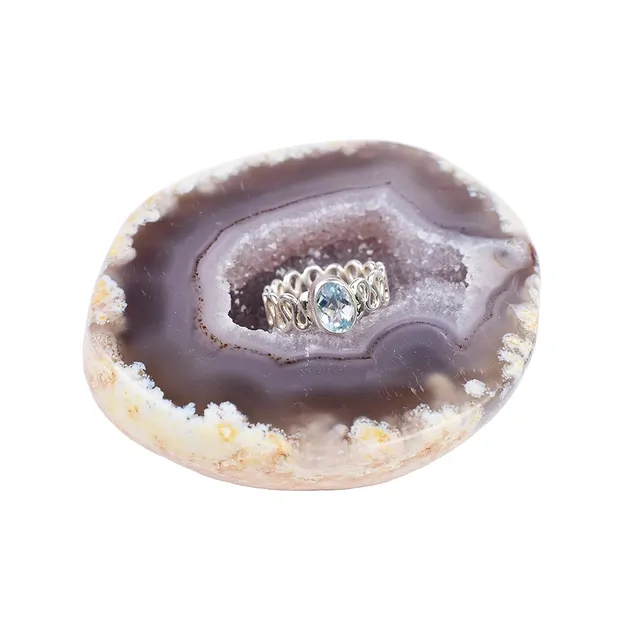 Geode di agata, 6,0 - 7,0 cm | gemme, pietre curative e gioielli all'ingrosso