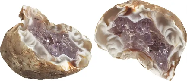 Geoden Achat, 03 - 04cm (ca. 1kg/VE) | Schreier Edelsteine, Heilsteine & Schmuck