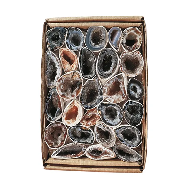 Geoden Achat, 03 - 04cm (ca. 1kg/VE) | Schreier Edelsteine, Heilsteine & Schmuck