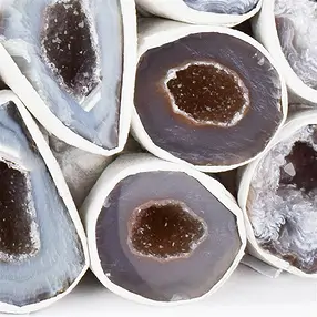 Geode pairs Agate, 03 - 05cm (approx. 1kg/ PU) | gems, healing stones & jewelry